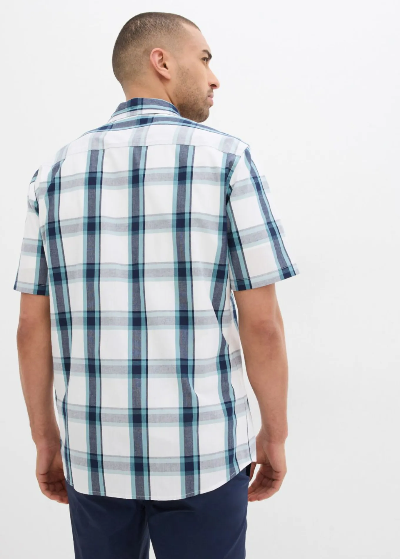 Camisa de manga corta de algodón puro