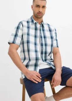 Camisa de manga corta de algodón puro
