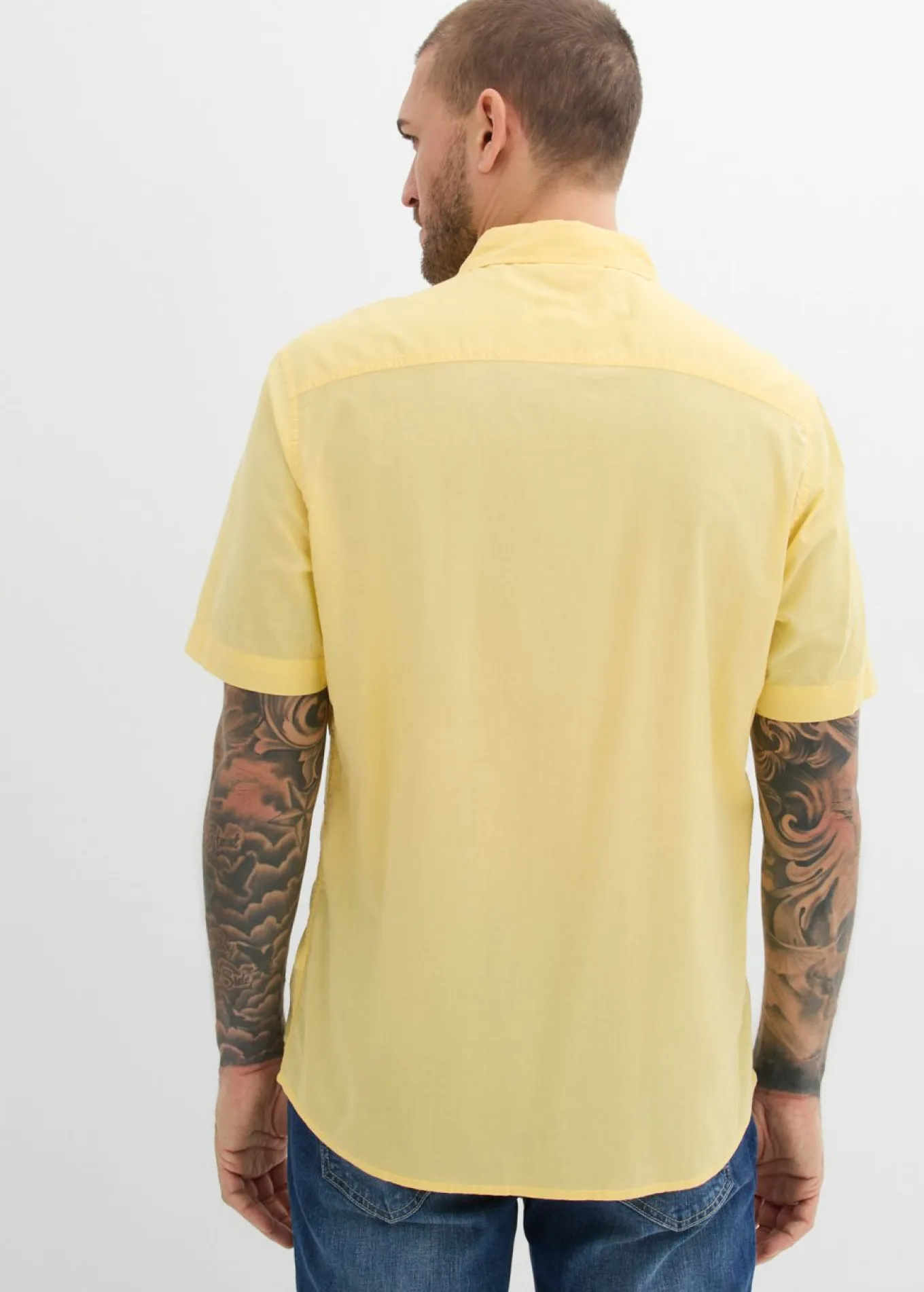 Camisa de manga corta de algodón puro