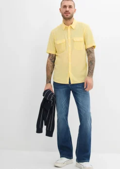 Camisa de manga corta de algodón puro