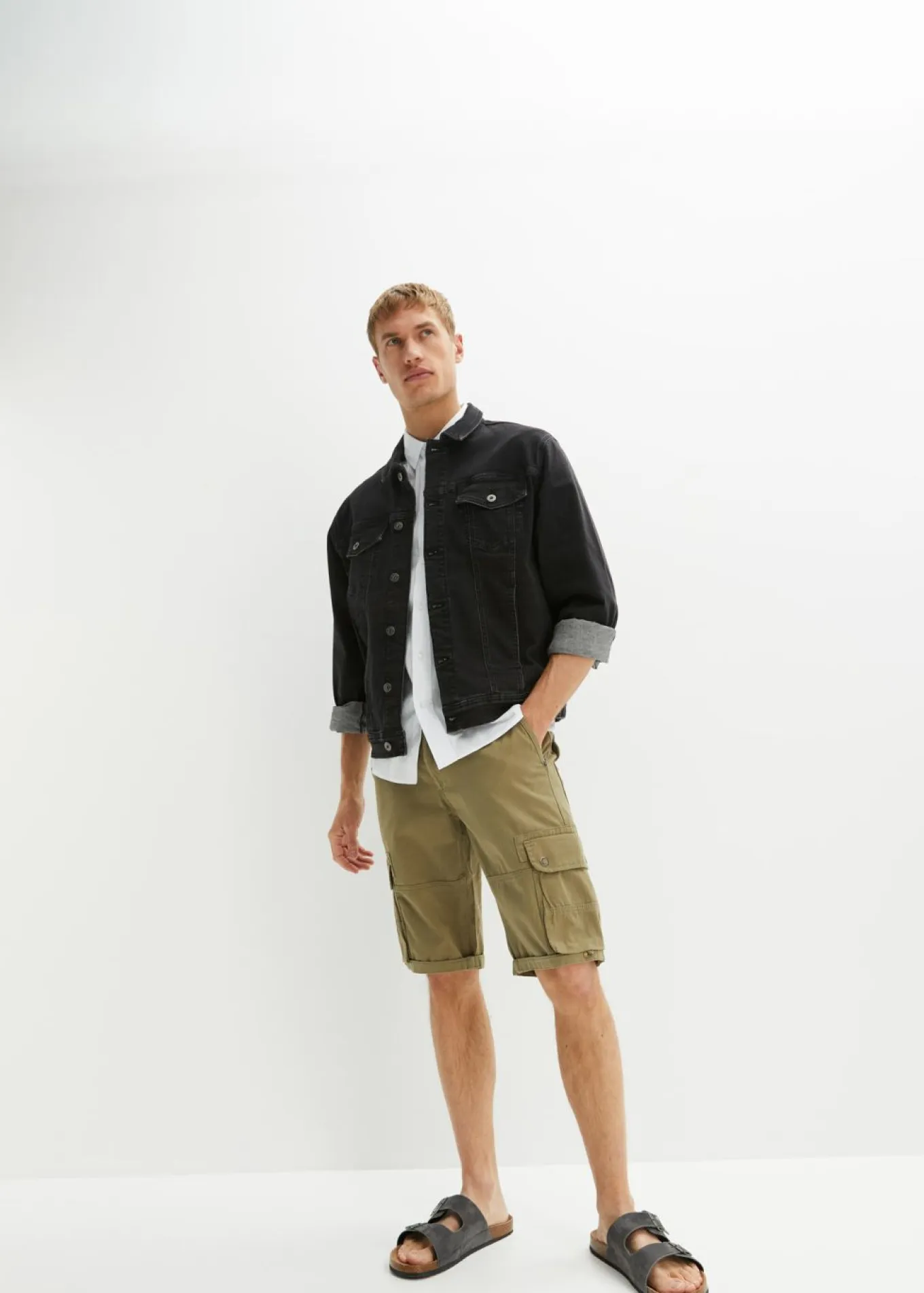 Camisa de manga corta, slim fit
