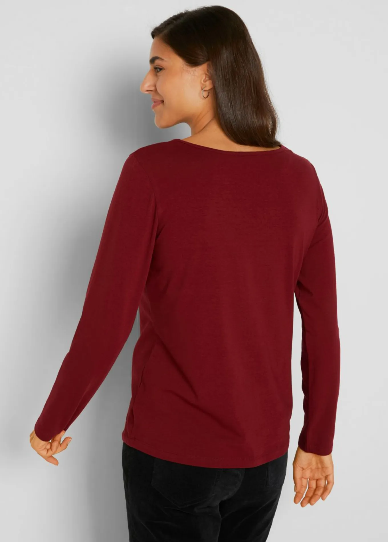 Camiseta ajustada de manga larga (2 unidades)