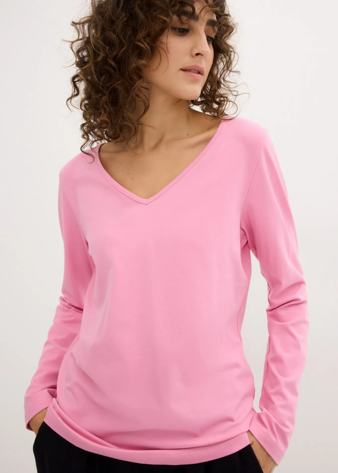 Camiseta ajustada de manga larga (2 unidades)