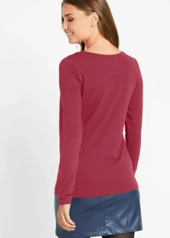 Camiseta ajustada de manga larga