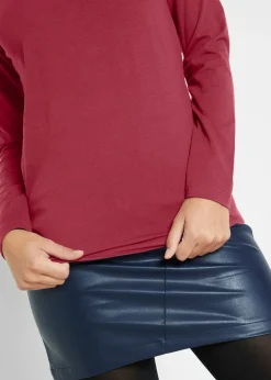 Camiseta ajustada de manga larga