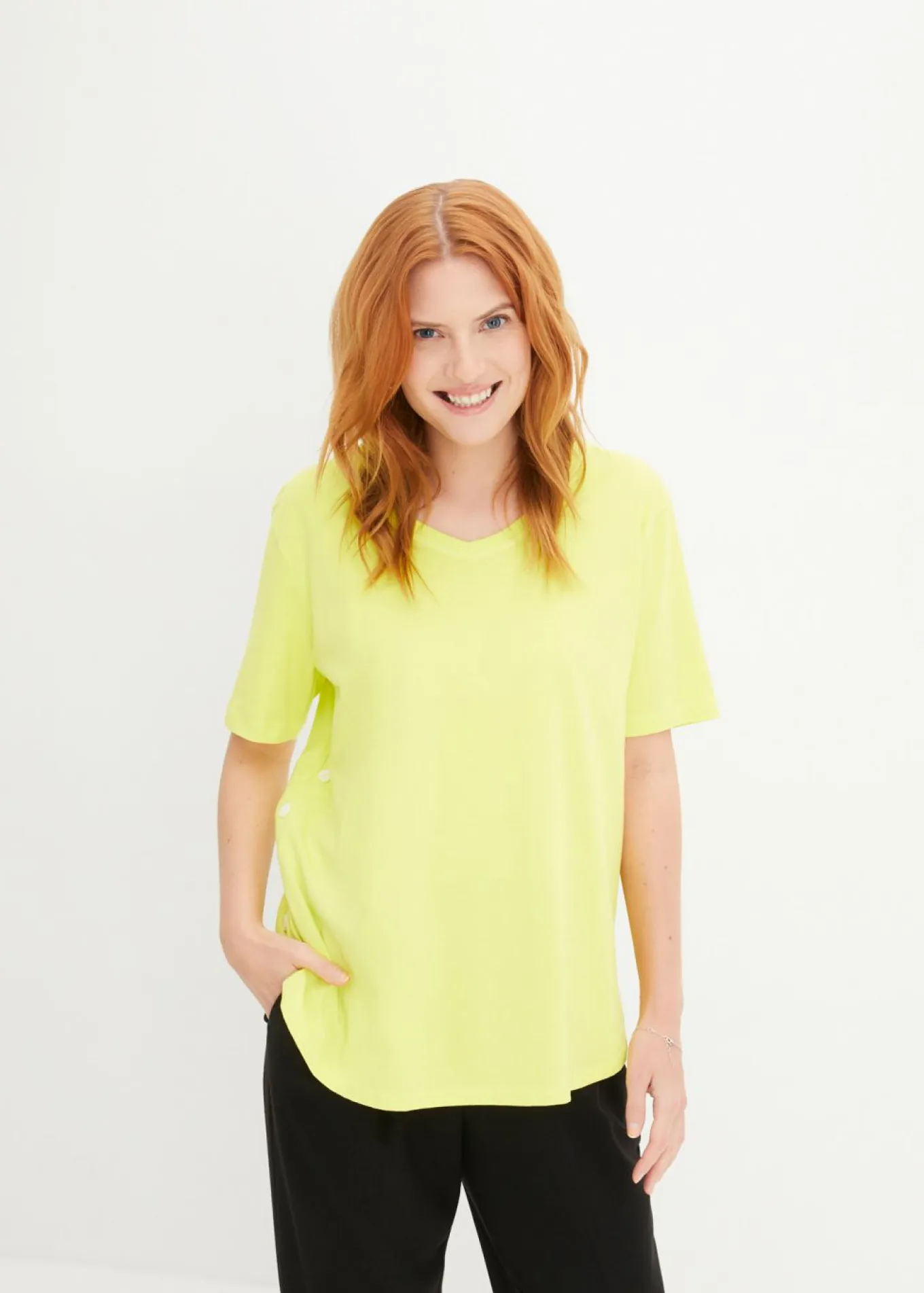 Camiseta ancha de algodón orgánico