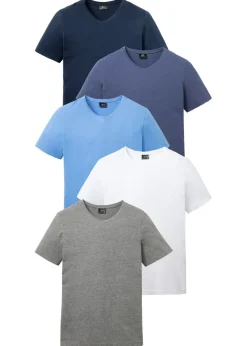 Camiseta con escote en V (5 unidades)