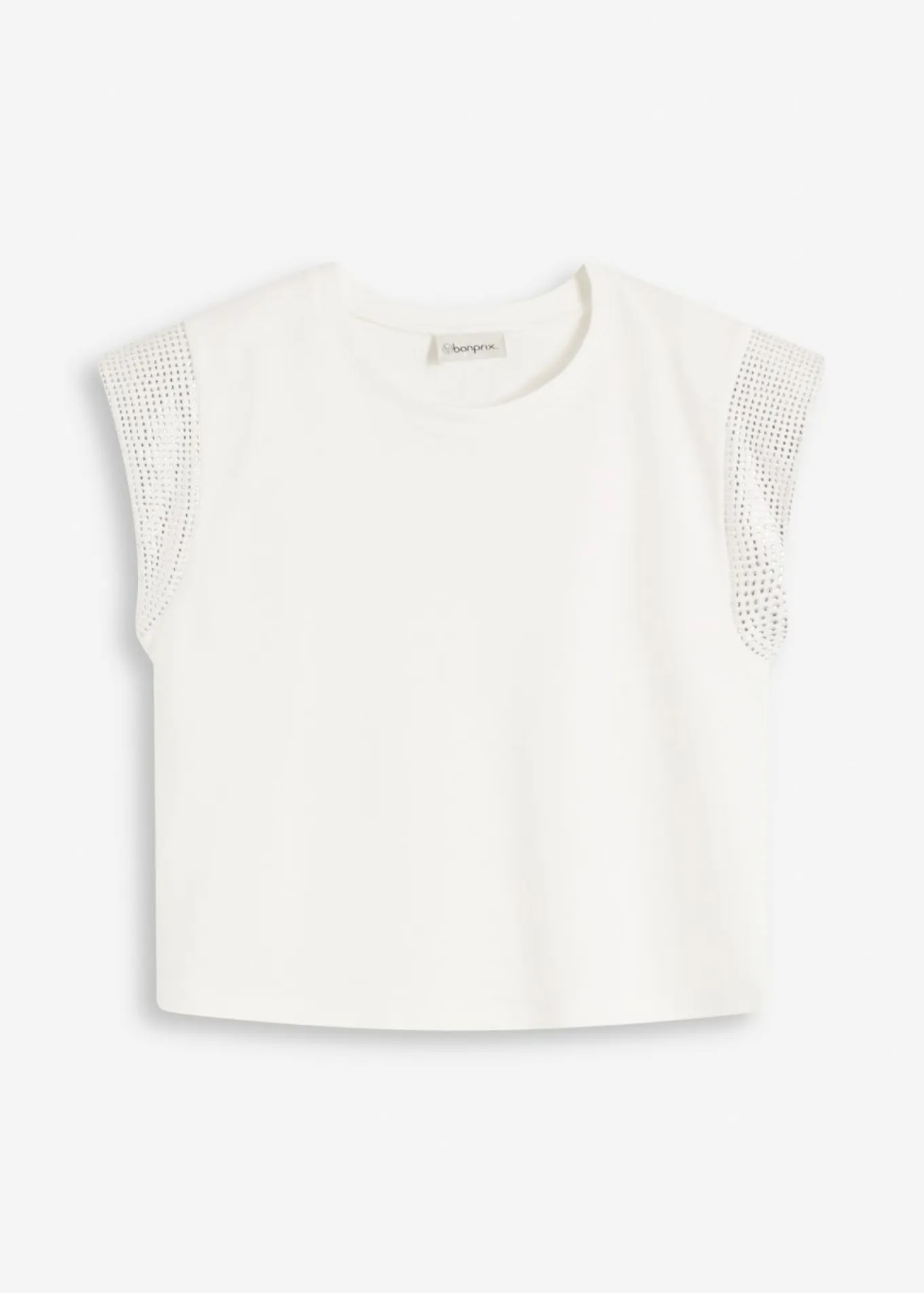 Camiseta con hombreras