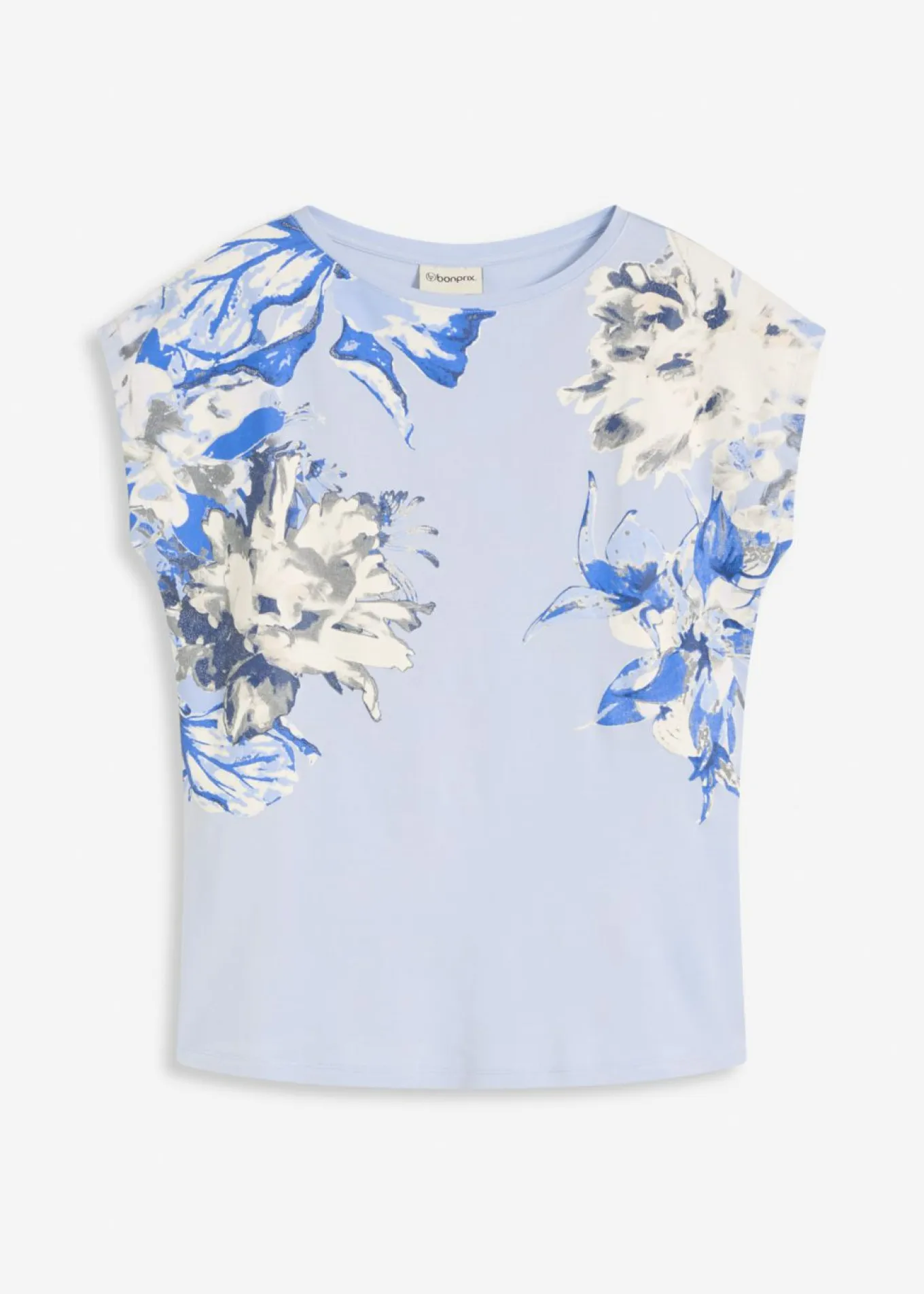 Camiseta con hombros caídos