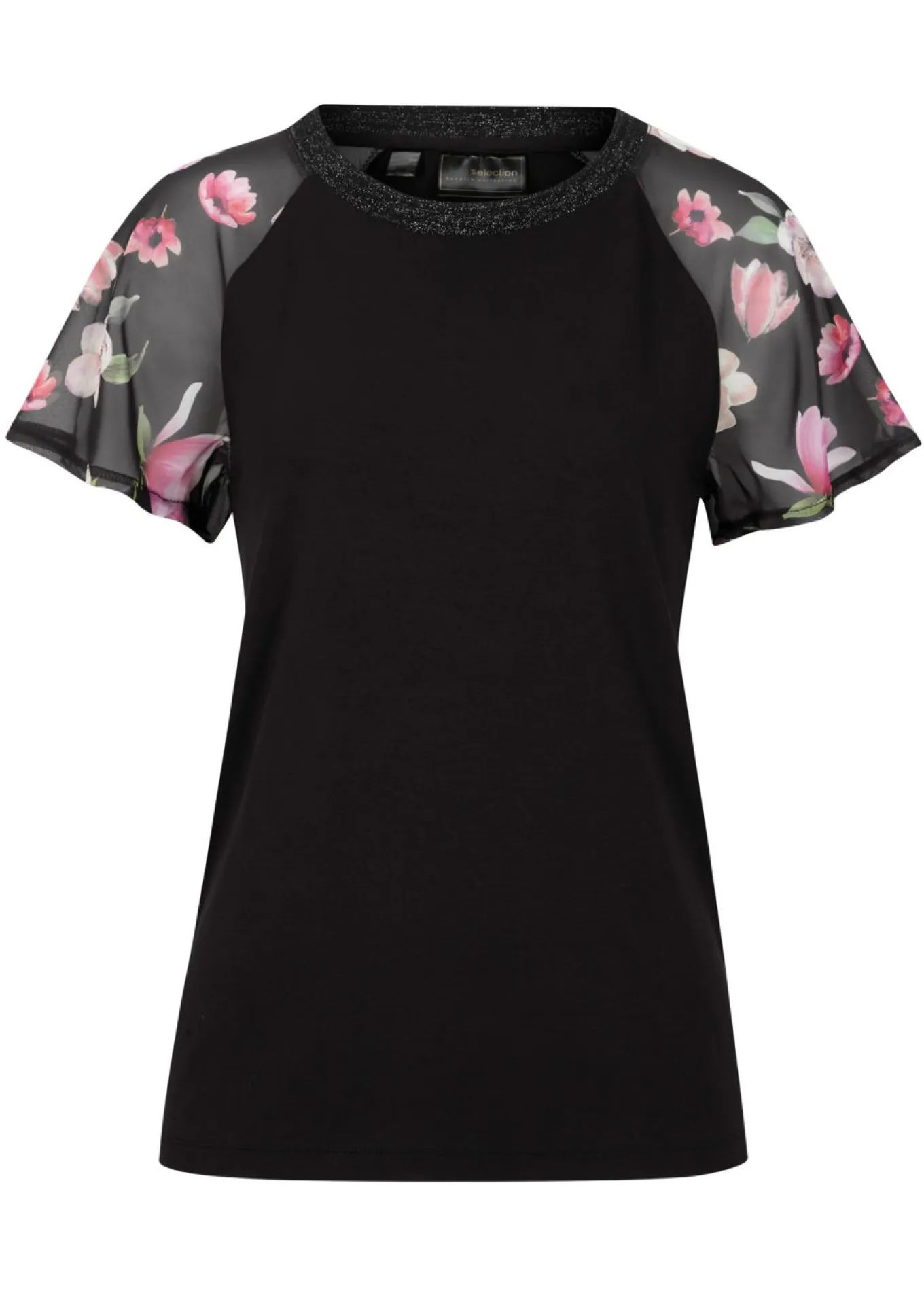Camiseta con mangas de gasa