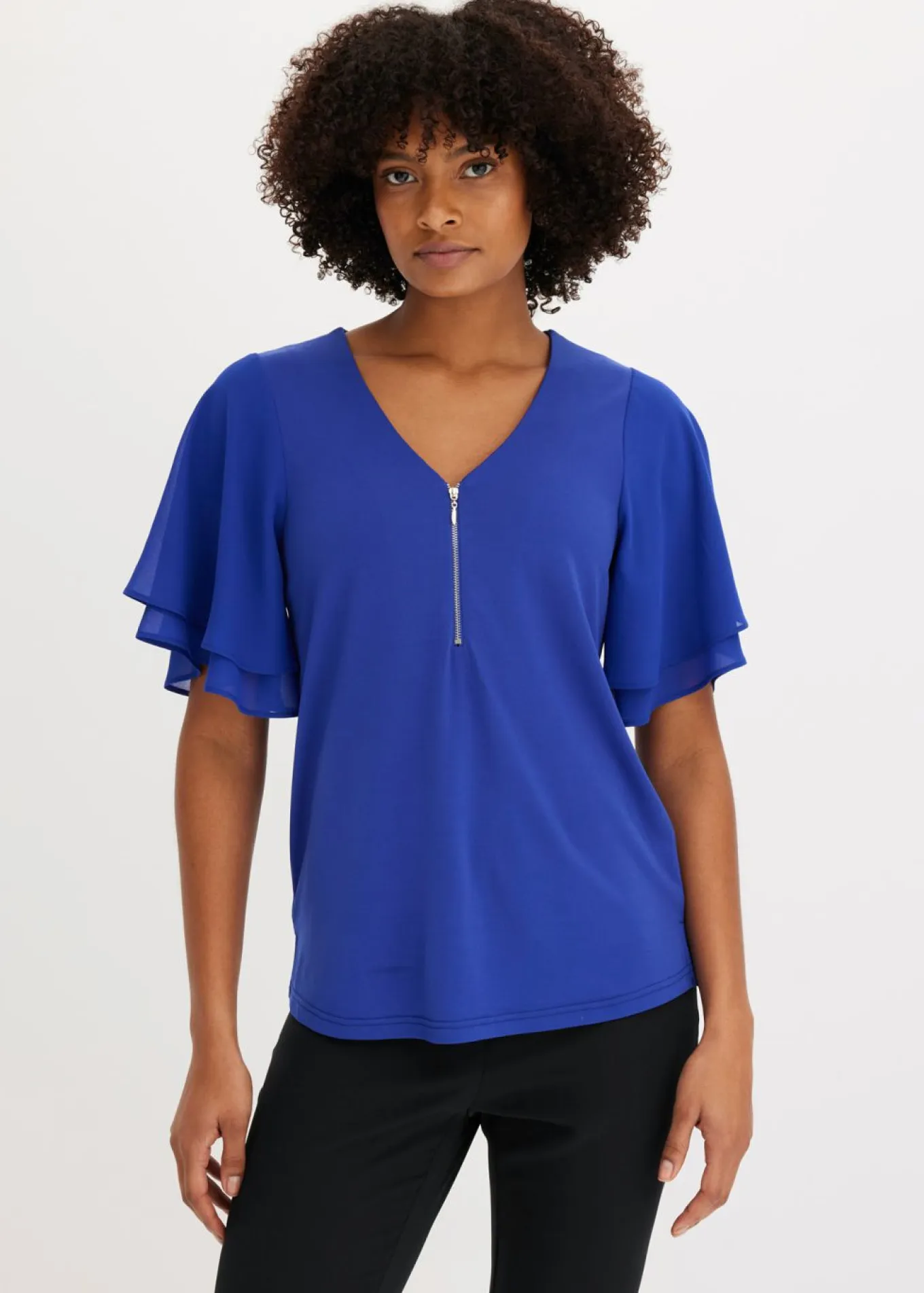 Camiseta con mangas de gasa
