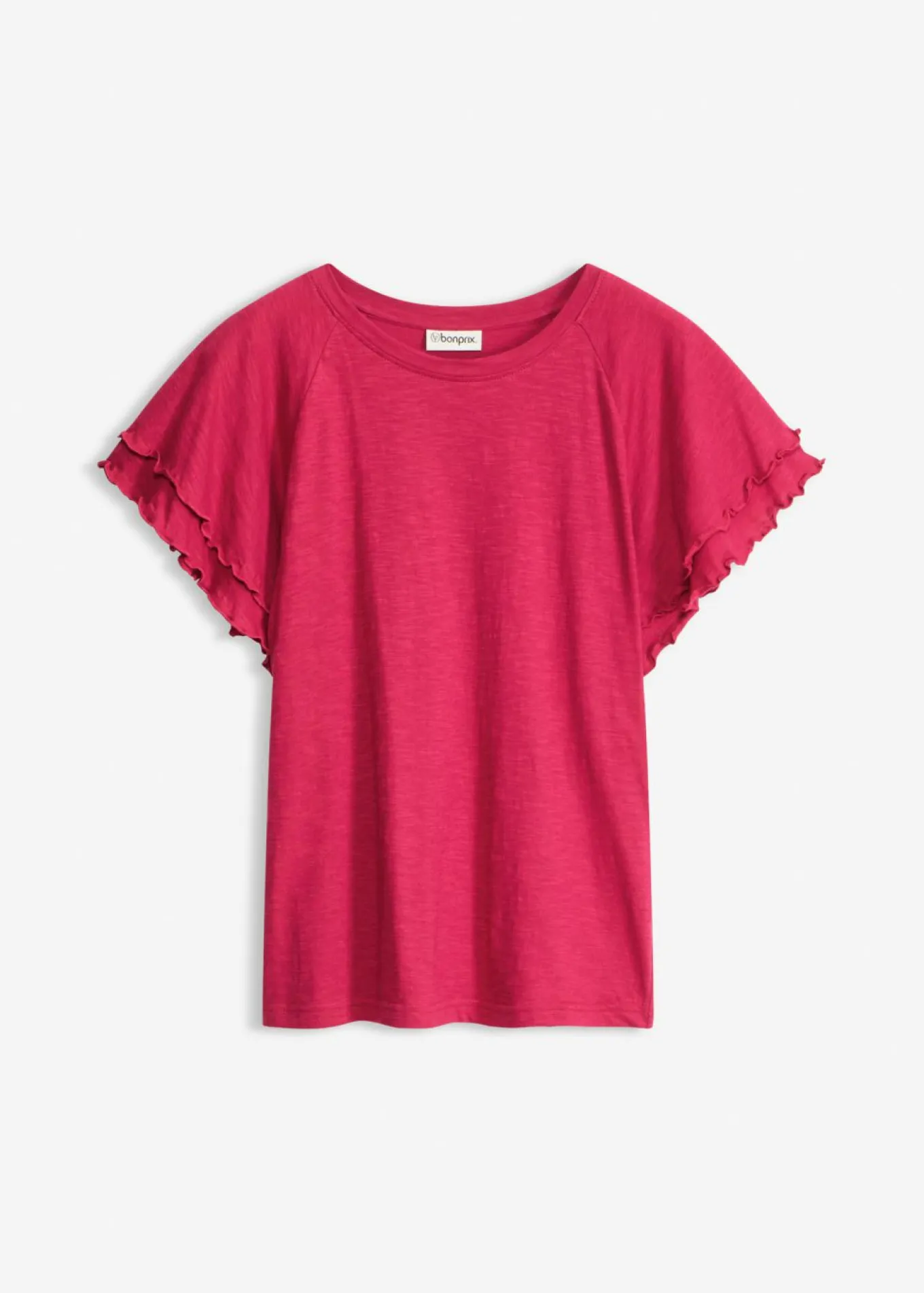 Camiseta con mangas llamativas