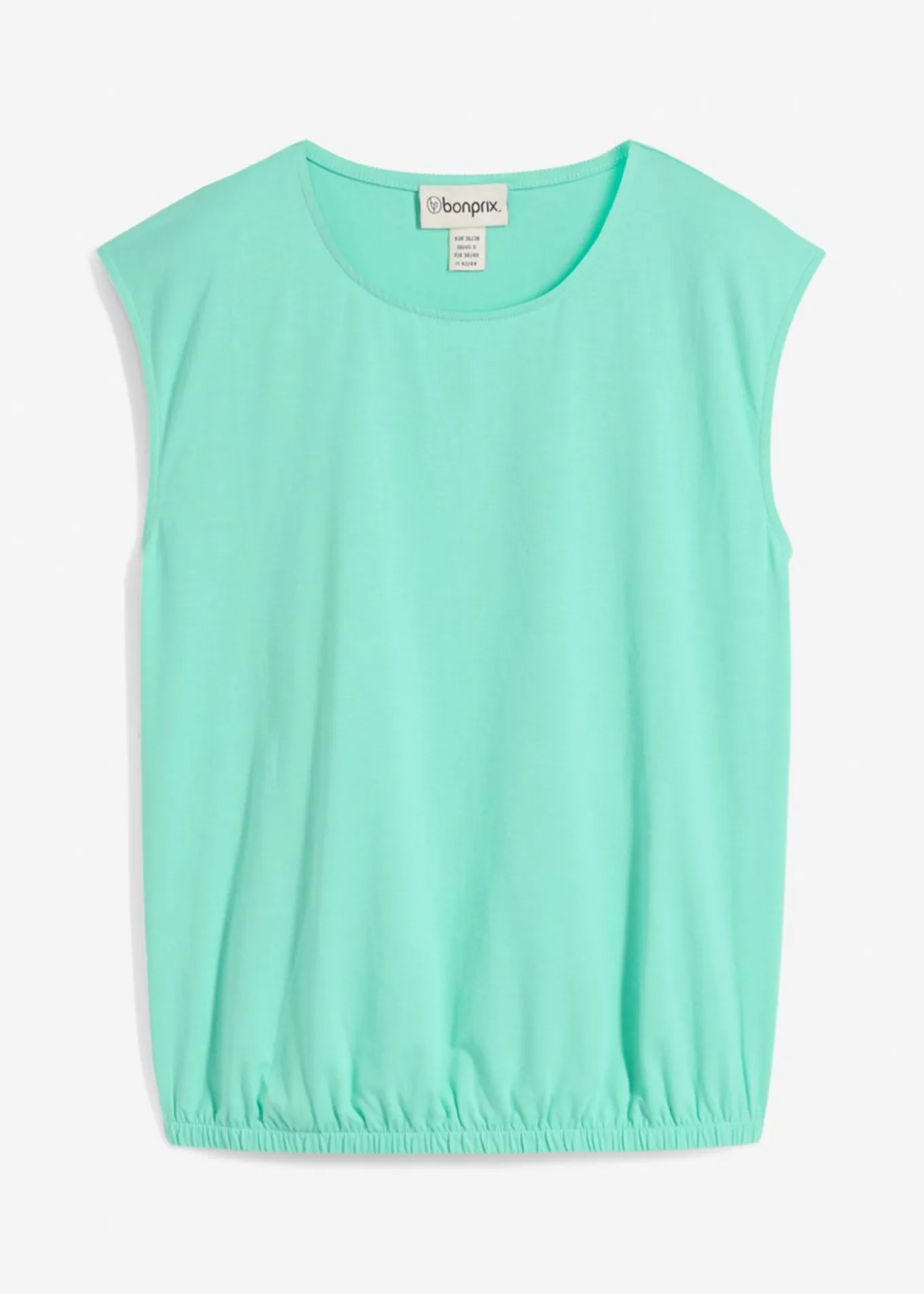 Camiseta con puños elásticos