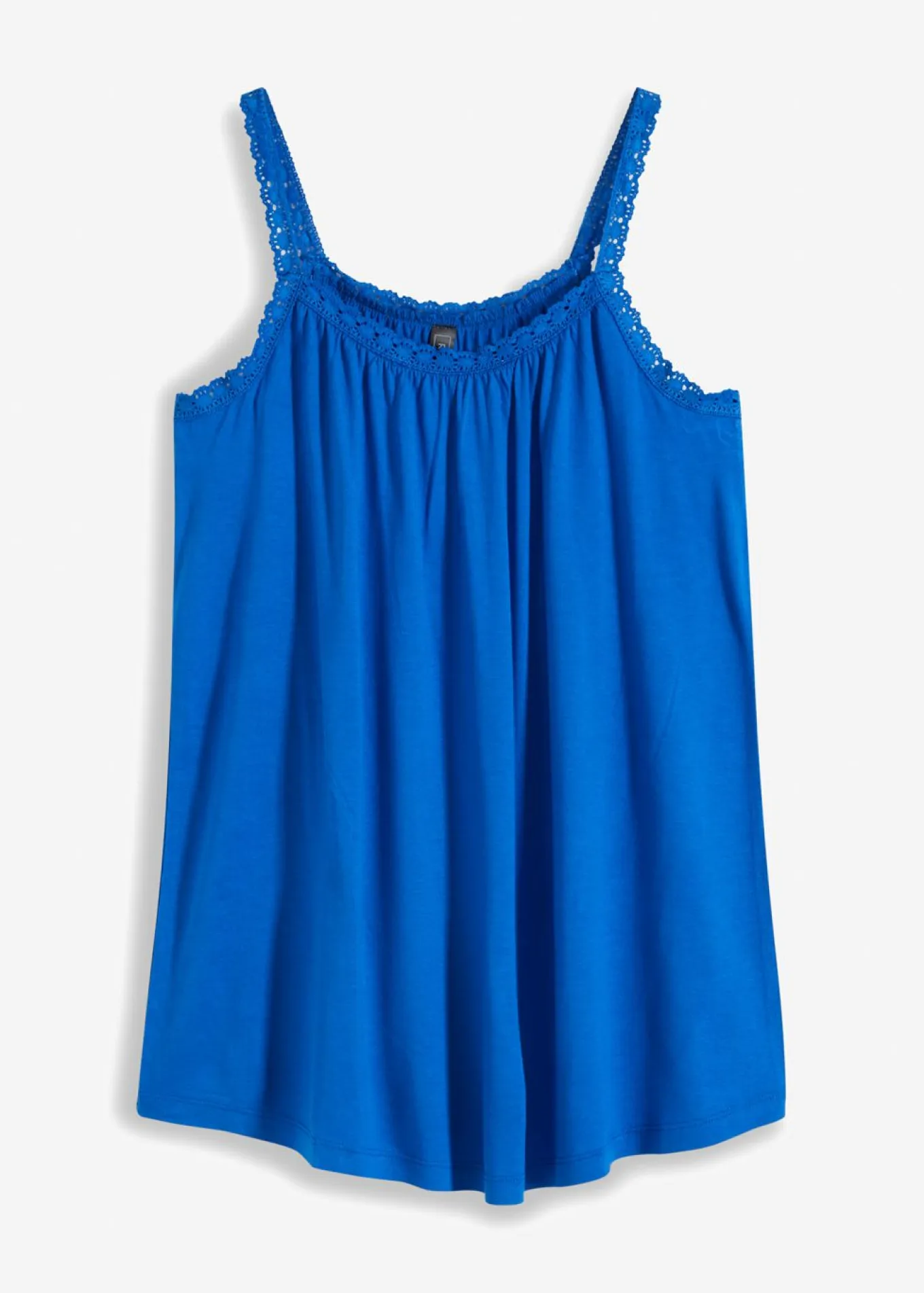 Camiseta con ribete de encaje