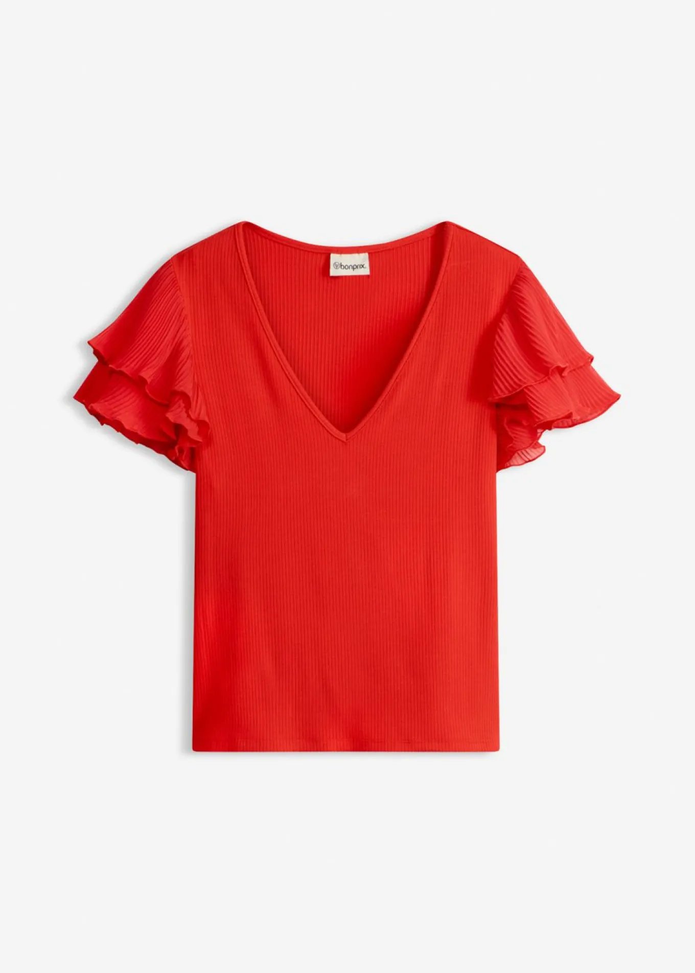 Camiseta con volantes