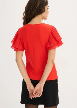 Camiseta con volantes