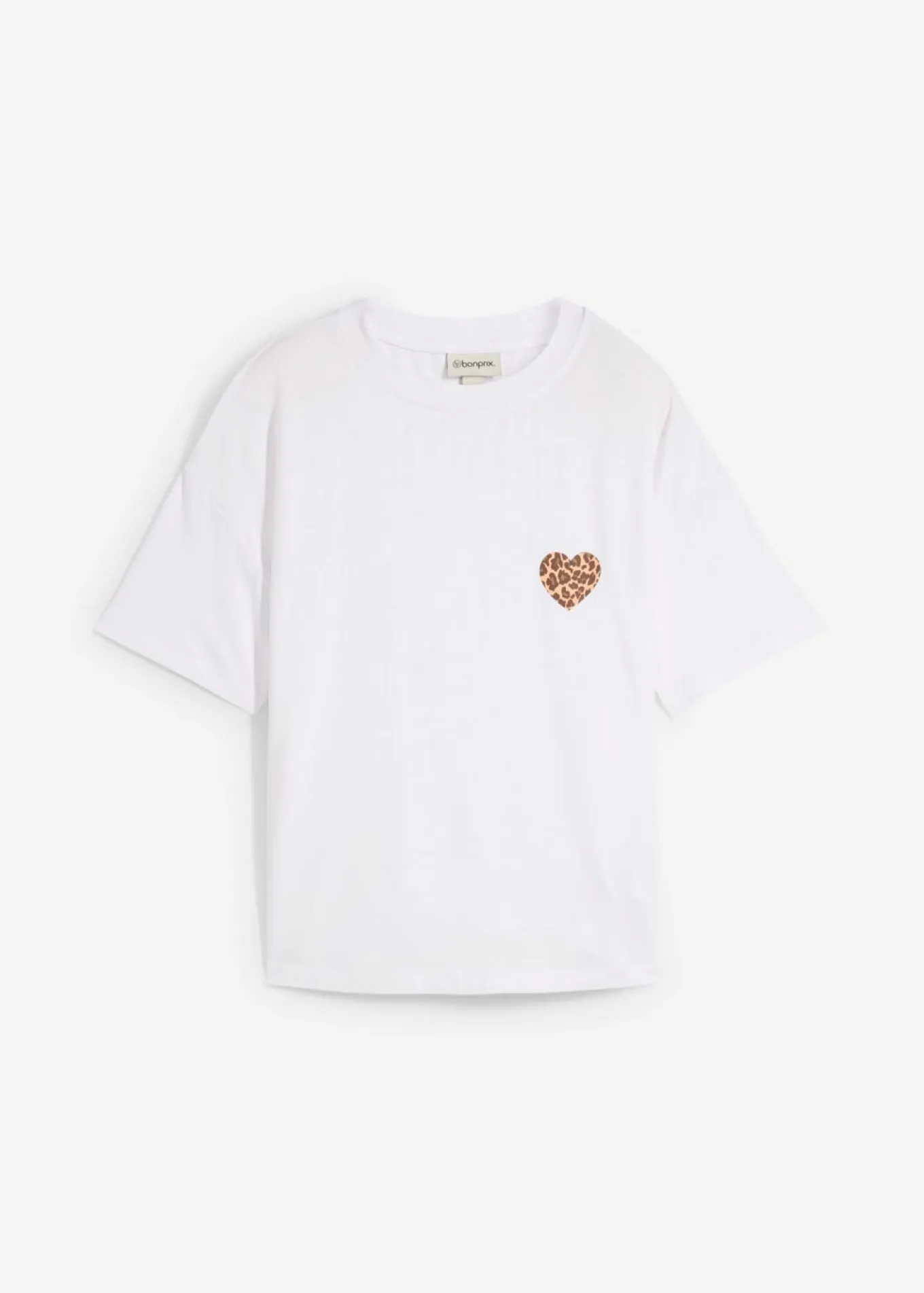Camiseta corta con hombros caídos