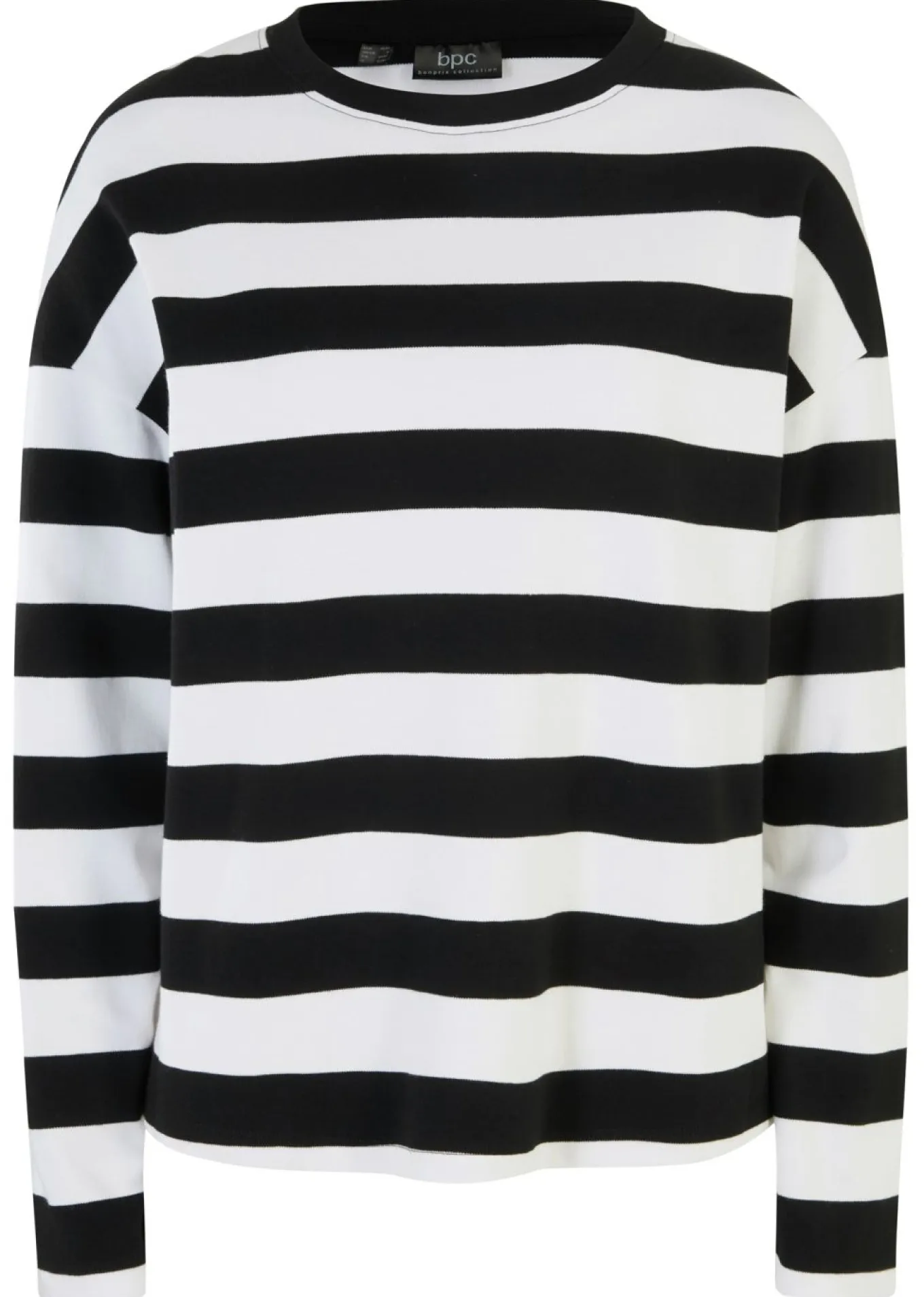 Camiseta de algodón interlock puro con manga larga