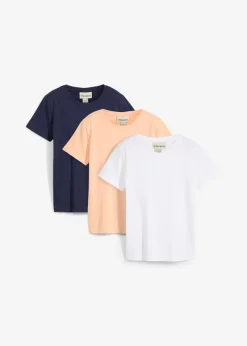 Camiseta de algodón orgánico puro (3 unidades)