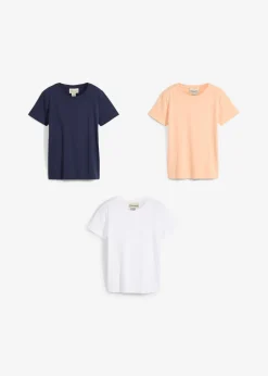 Camiseta de algodón orgánico puro (3 unidades)
