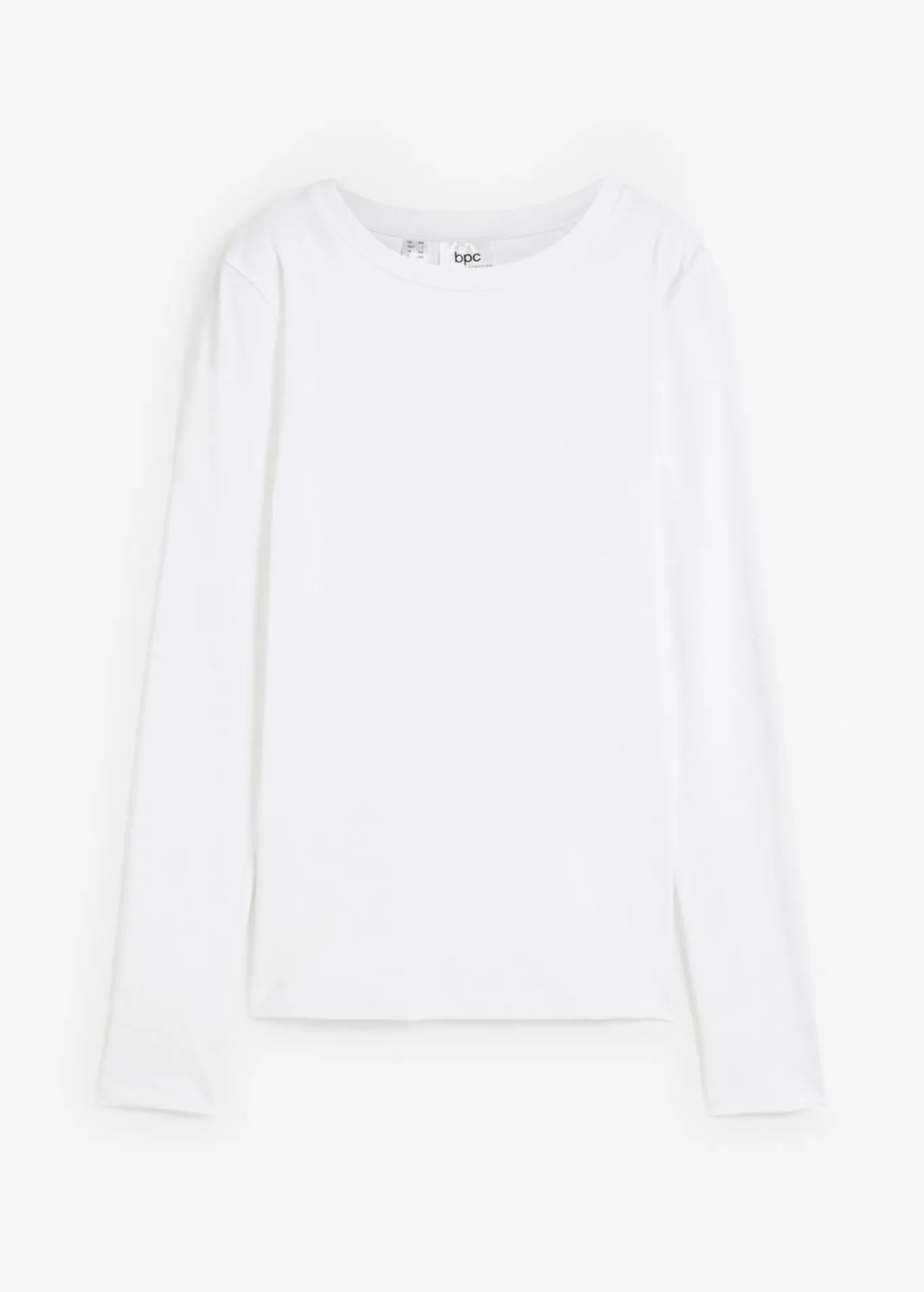 Camiseta de algodón orgánico puro con manga larga
