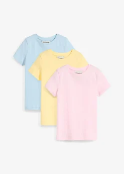 Camiseta de algodón orgánico puro (3 unidades)
