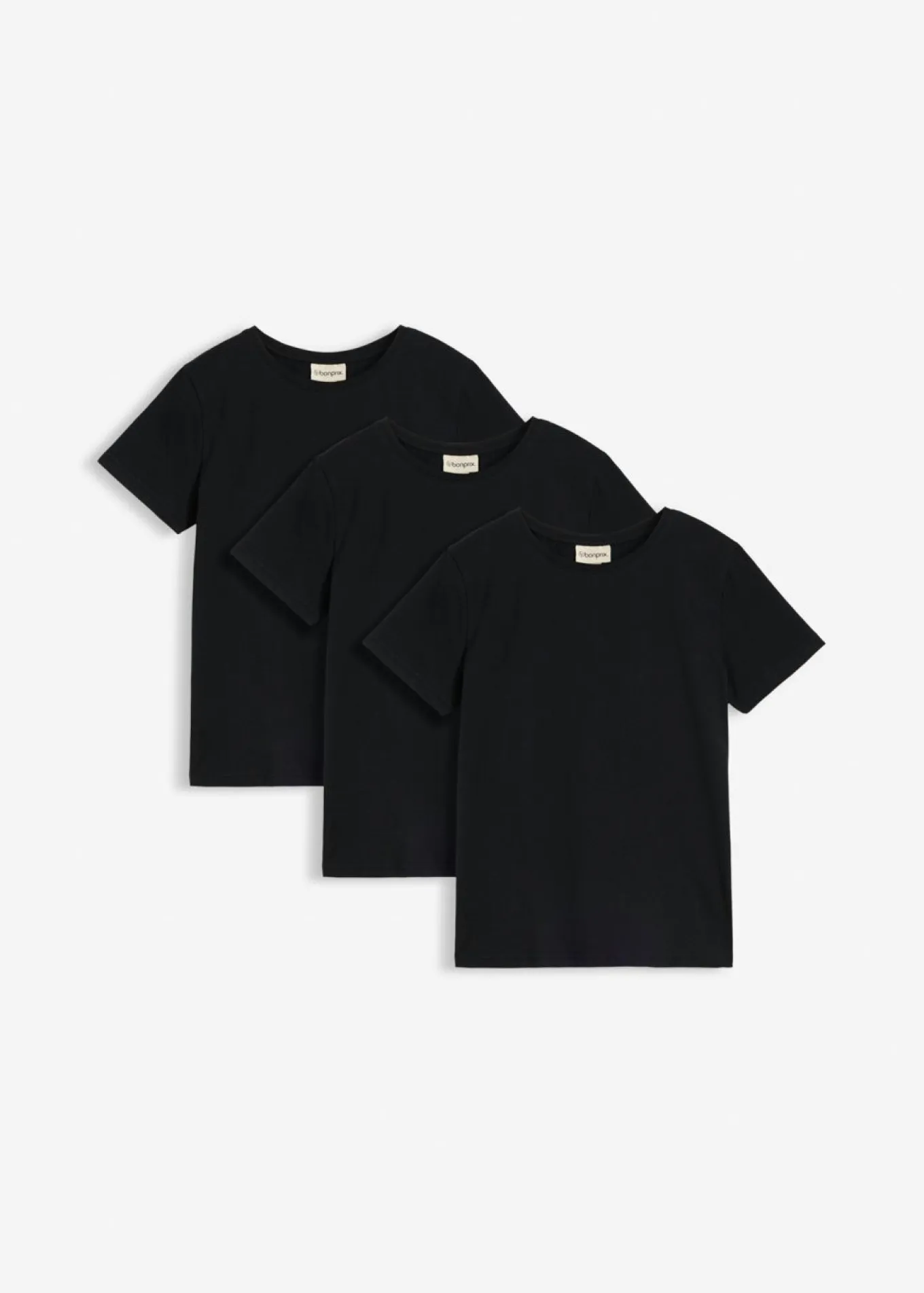 Camiseta de algodón orgánico puro (3 unidades)