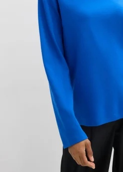 Camiseta de algodón orgánico puro con cuello alto