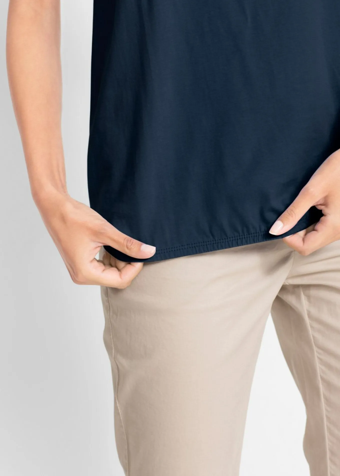 Camiseta de algodón puro con manga corta