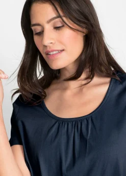 Camiseta de algodón puro con manga corta