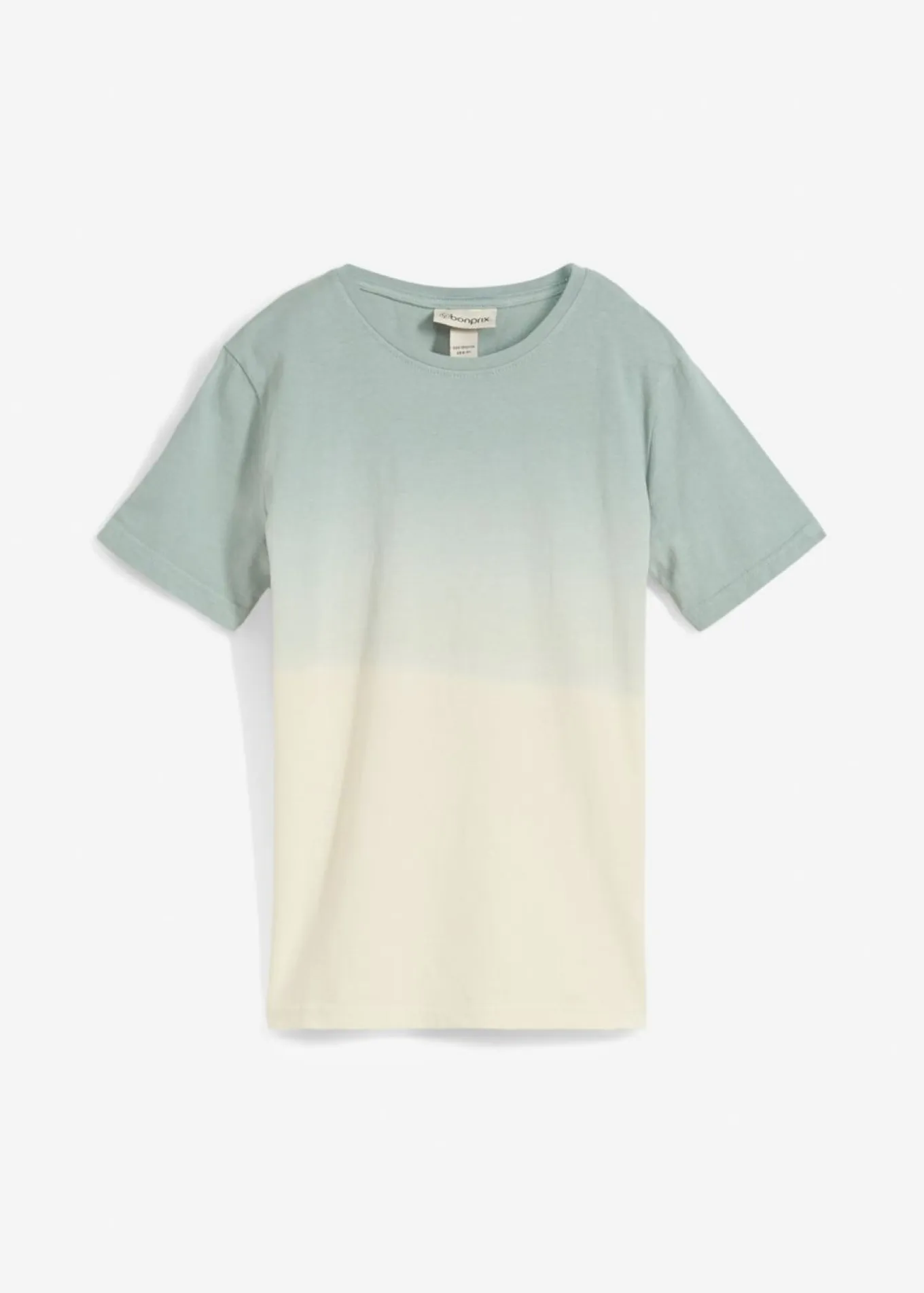 Camiseta de algodón puro con degradado cromático