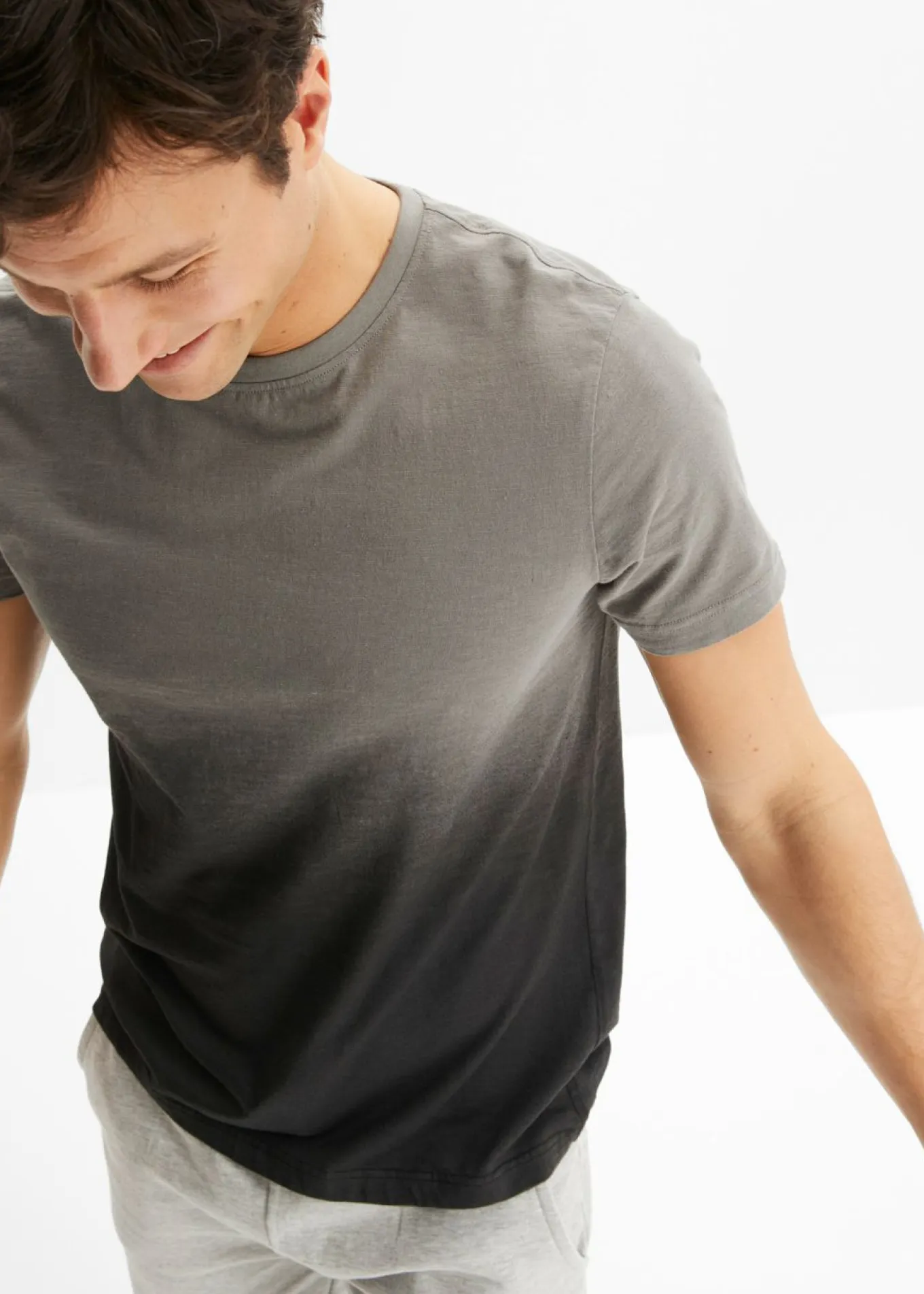 Camiseta de algodón puro, slim fit
