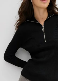 Camiseta de canalé de mezcla de viscosa suave