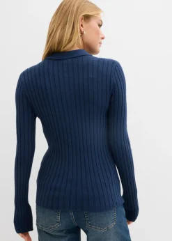 Camiseta de canalé de mezcla de viscosa fluida