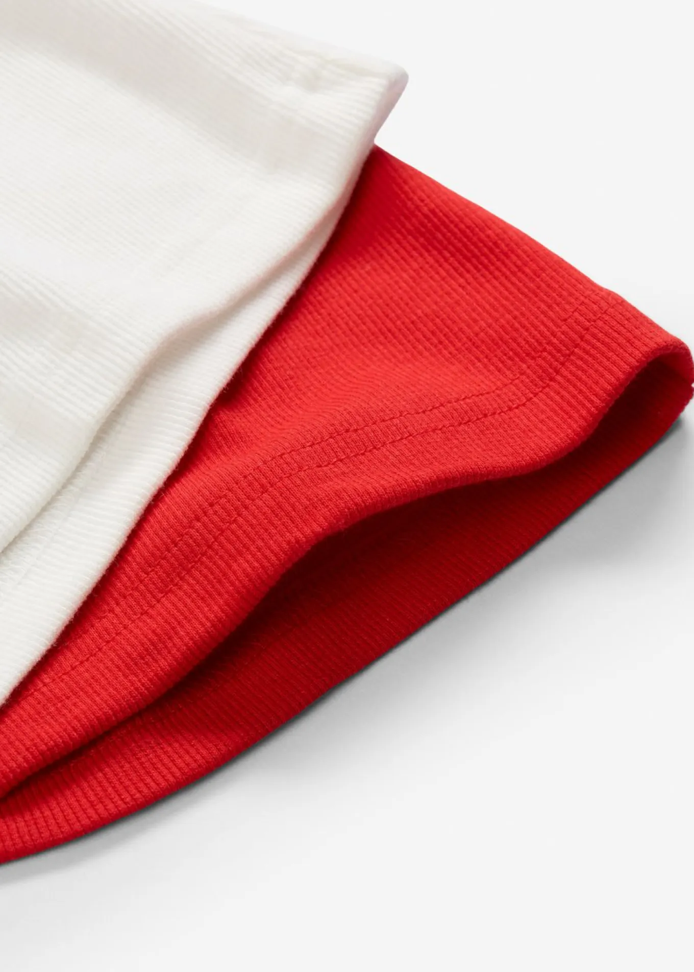 Camiseta de canalé (2 unidades)