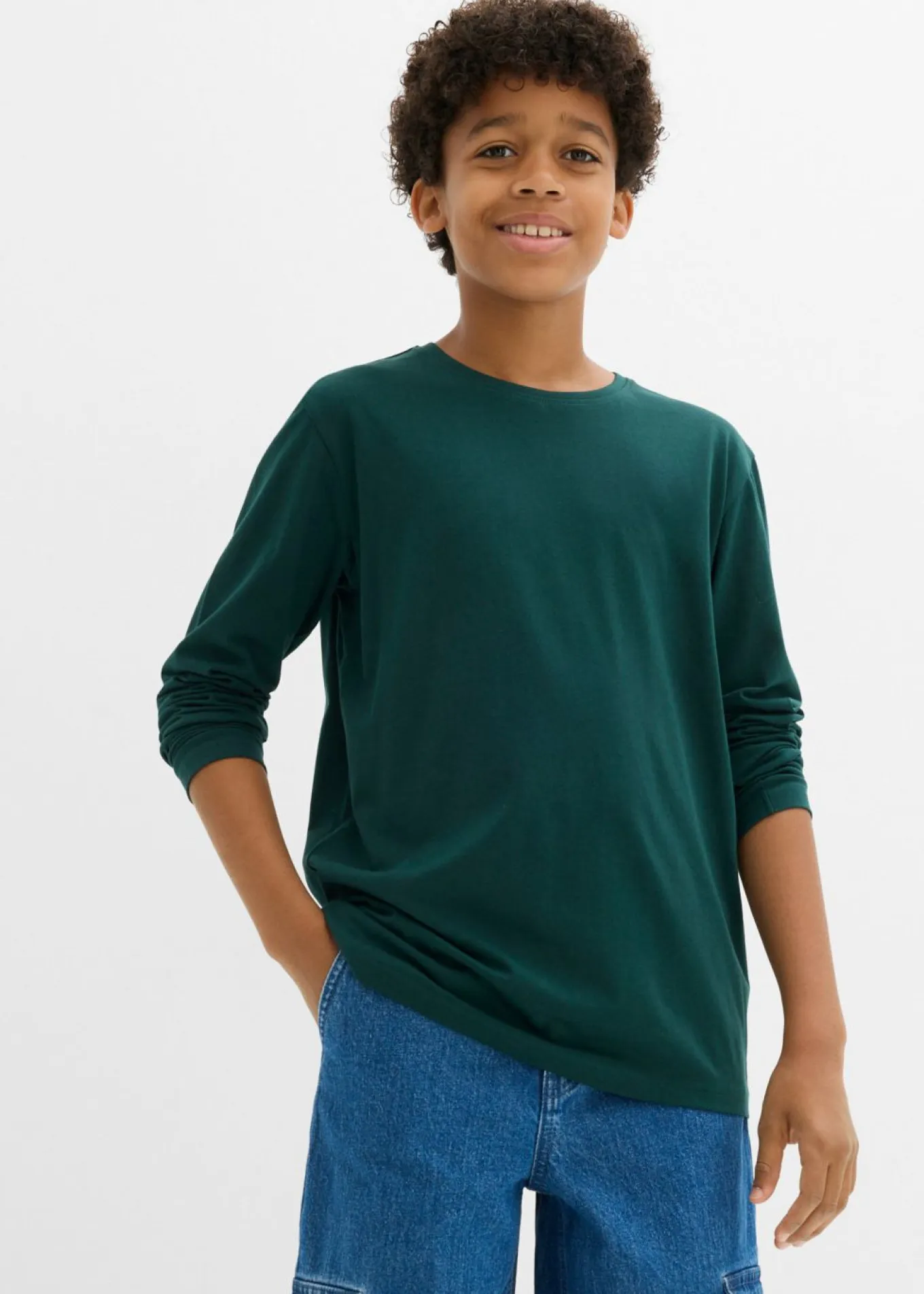 Camiseta de manga larga con algodón orgánico (3 unidades)