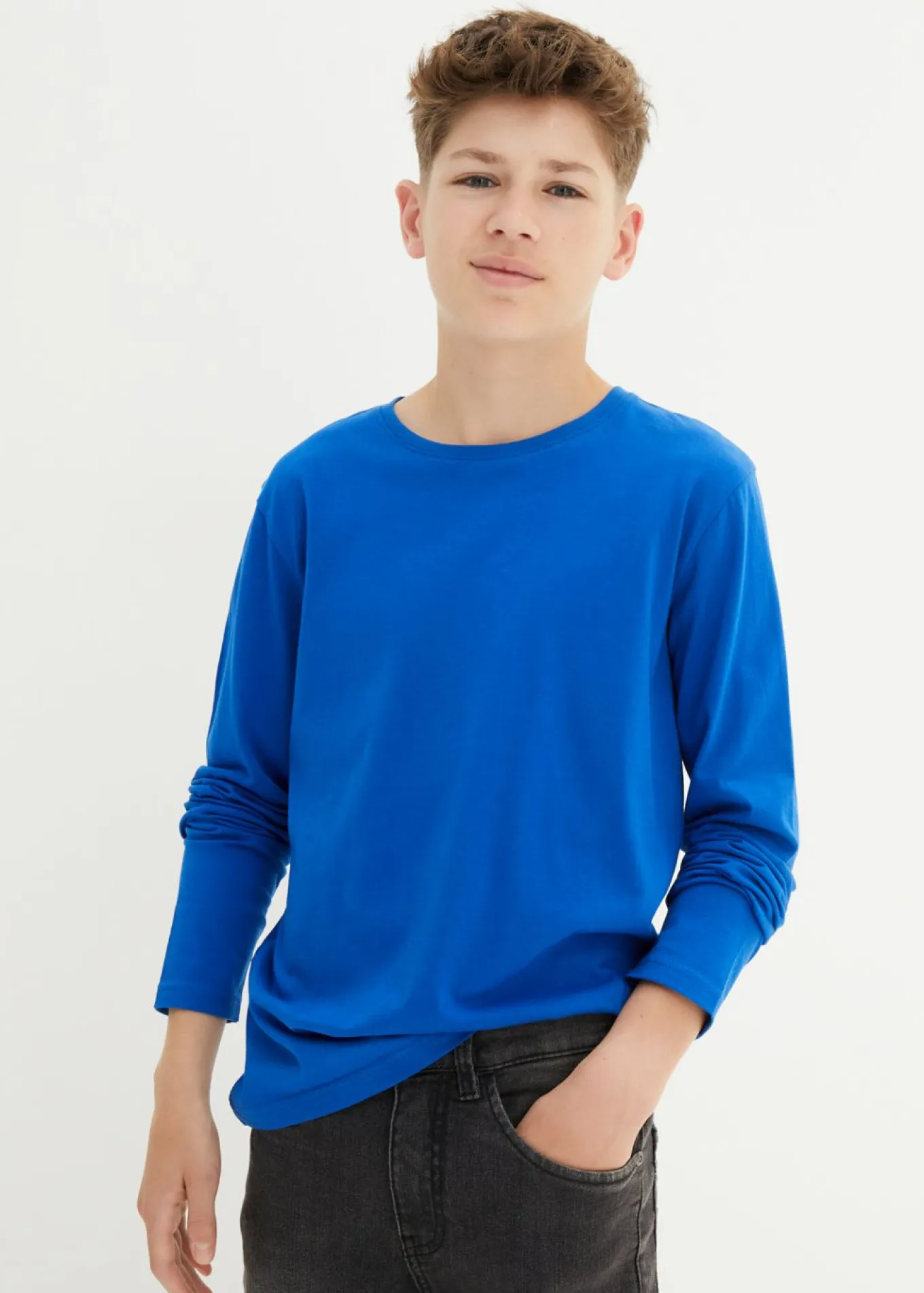 Camiseta de manga larga con algodón orgánico (3 unidades)