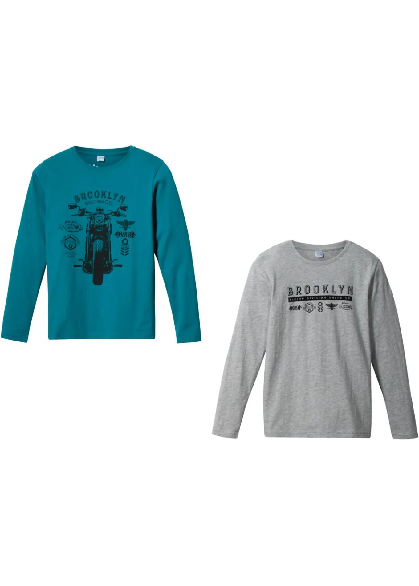 Camiseta de manga larga con algodón orgánico (2 unidades)