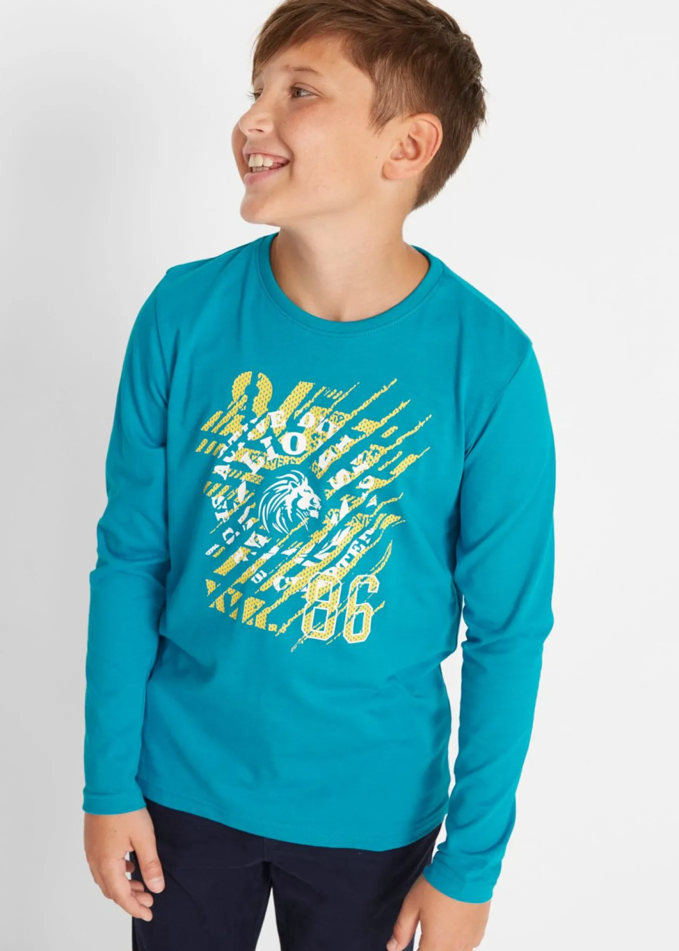 Camiseta de manga larga de algodón orgánico (2 unidades)