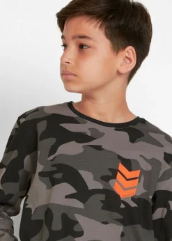 Camiseta de manga larga de algodón puro (3 unidades)