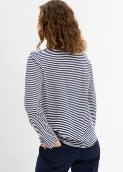 Camiseta de manga larga de algodón puro