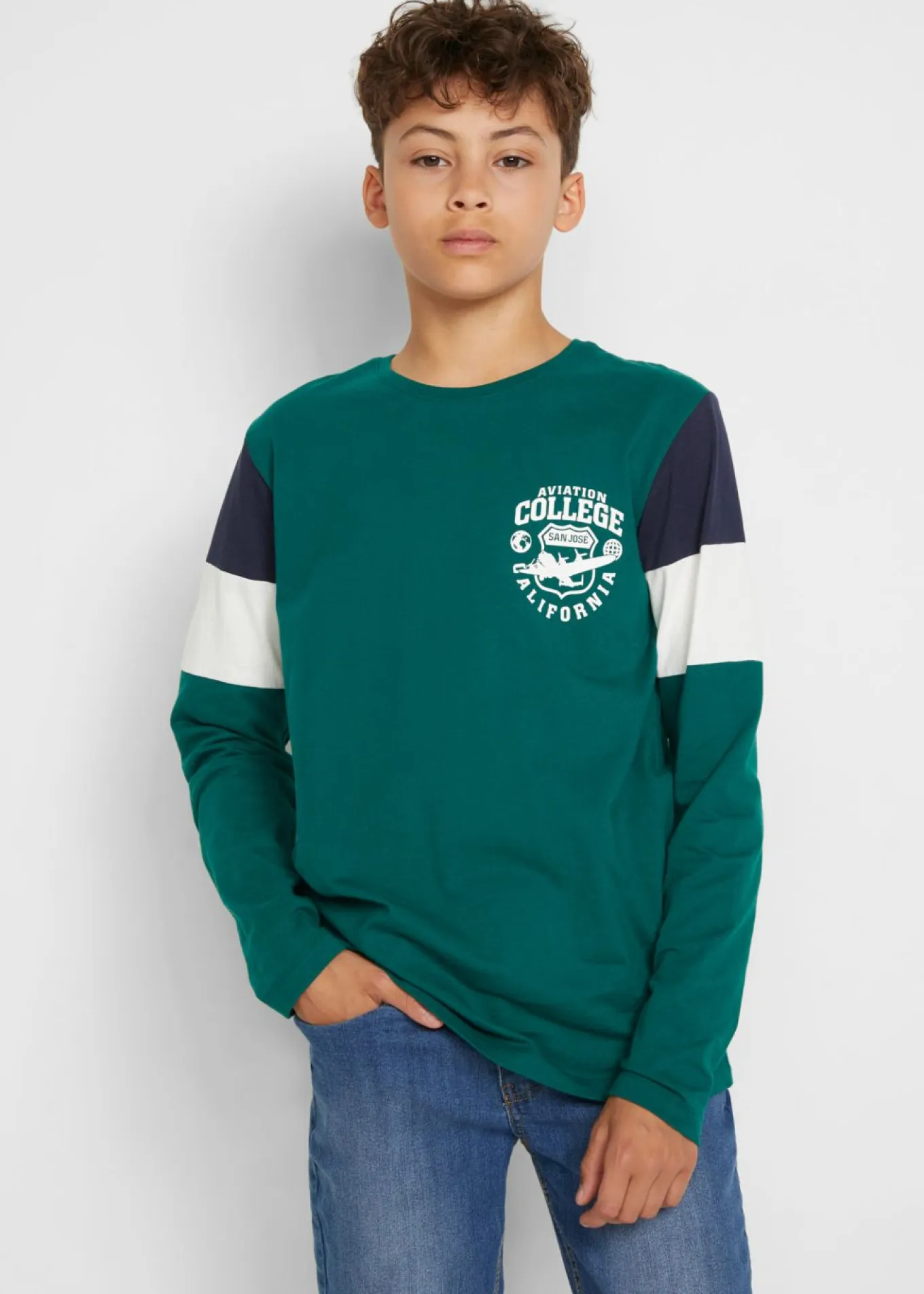 Camiseta de niño de manga larga (2 unidades)