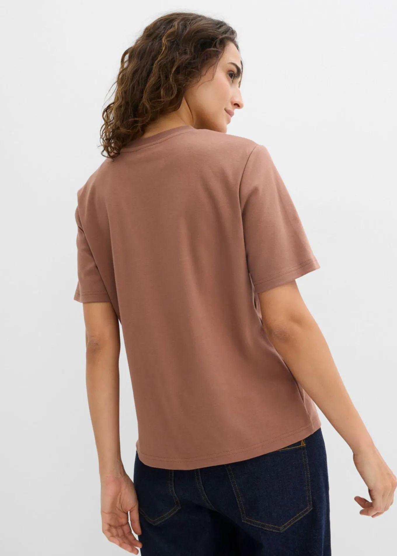 Camiseta de punto grueso de algodón orgánico puro (2 unidades)