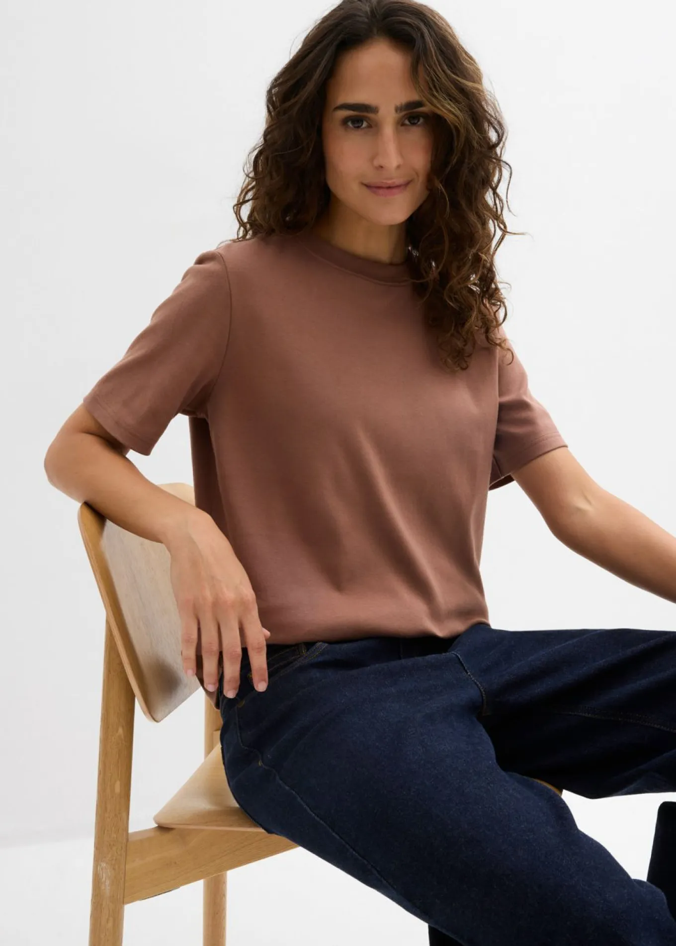 Camiseta de punto grueso de algodón orgánico puro (2 unidades)