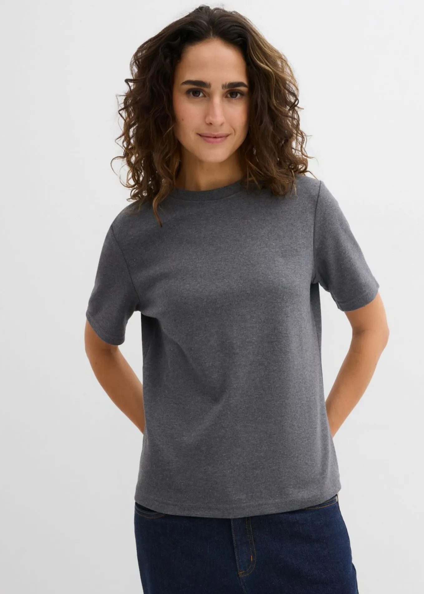 Camiseta de punto grueso de algodón orgánico puro (2 unidades)