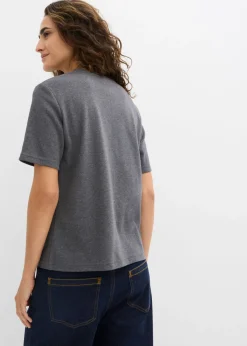 Camiseta de punto grueso de algodón orgánico puro (2 unidades)