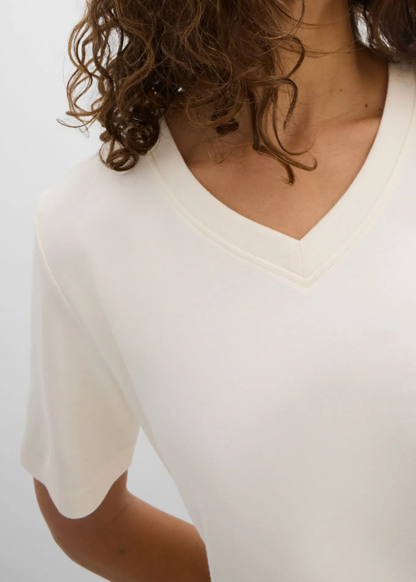 Camiseta de punto grueso de algodón orgánico puro (2 unidades)