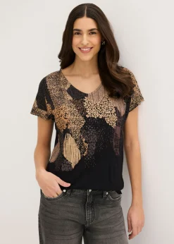 Camiseta de suave mezcla de viscosa