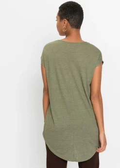 Camiseta de suave mezcla de viscosa