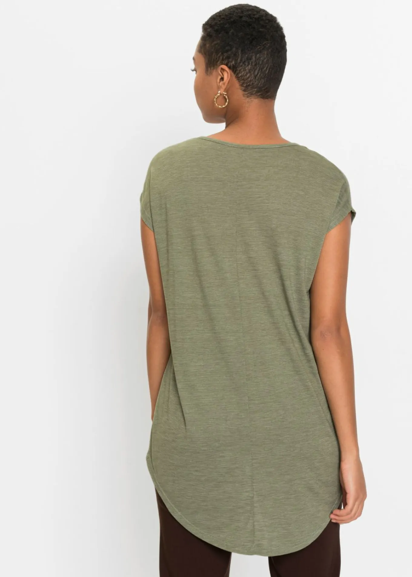 Camiseta de suave mezcla de viscosa